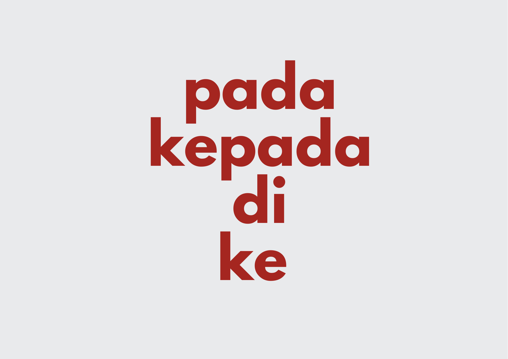 Ilustrasi preposisi pada kepada di ke