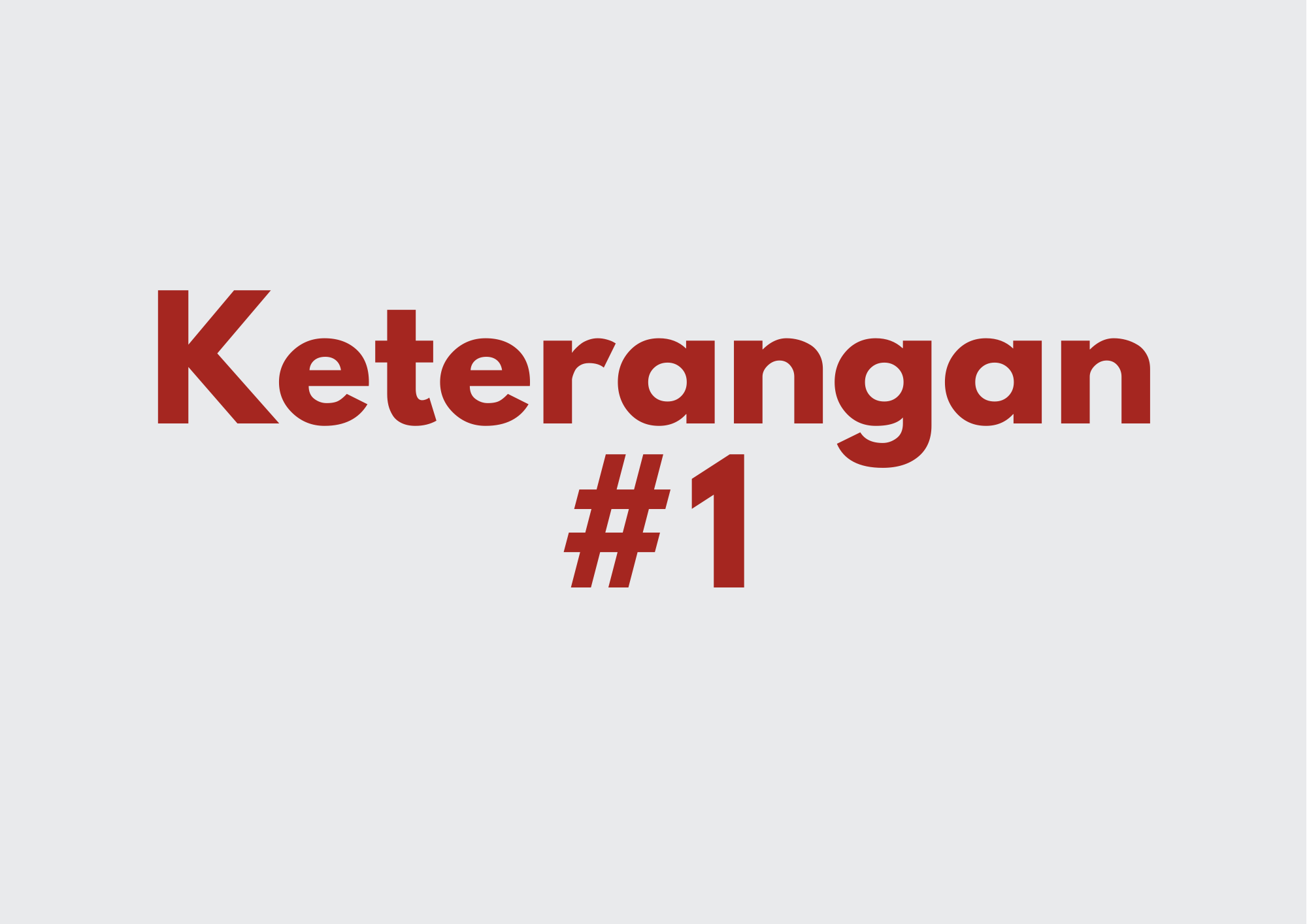 Ilustrasi Jenis-Jenis Keterangan #1