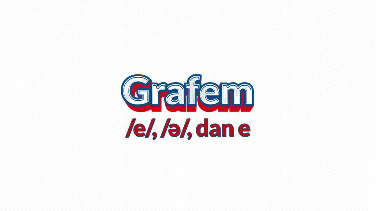 Ilustrasi Mengenal Grafem: /e/, /ə/, dan e