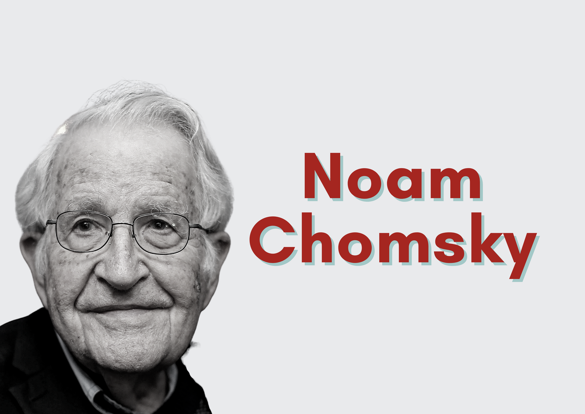 Ilustrasi Pengalaman Pertama Membaca Noam Chomsky