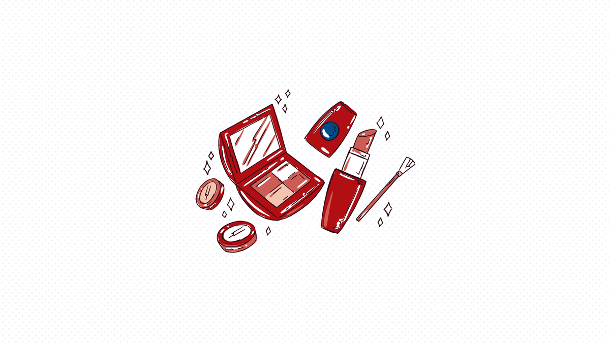 Ilustrasi Alat Rias dalam Bahasa Kita