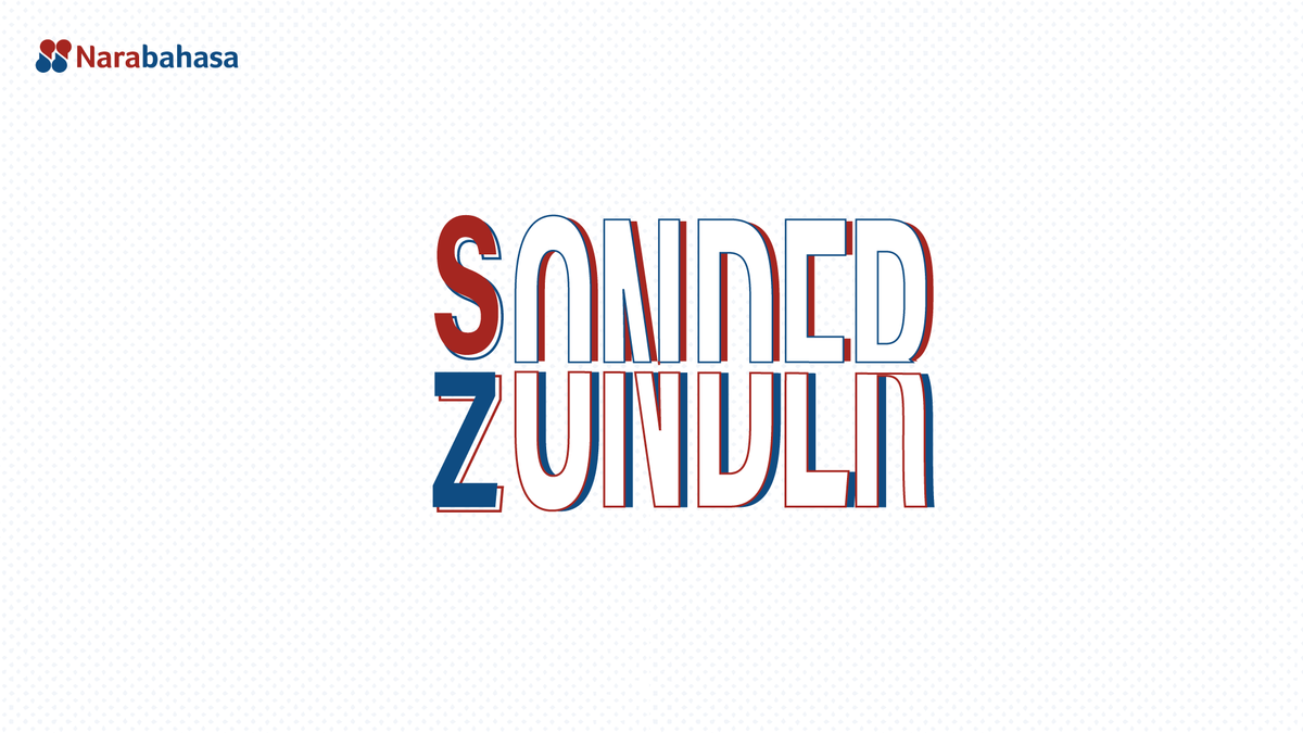 Ilustrasi zonder atau sonder