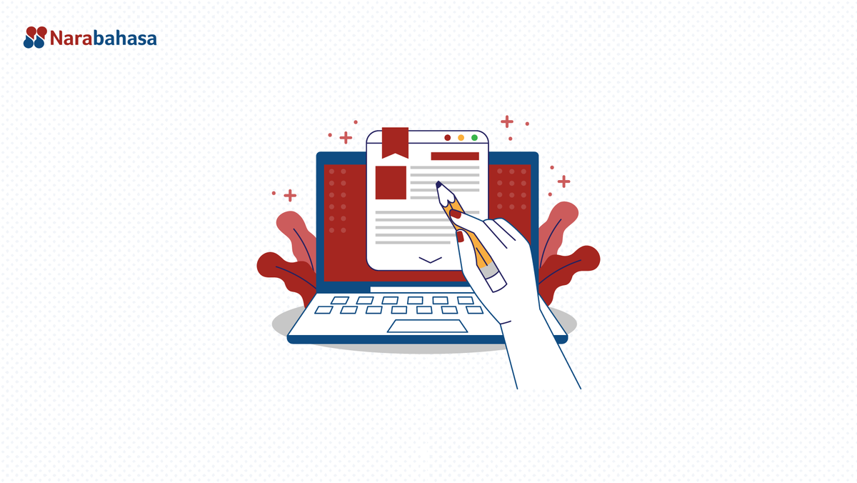Ilustrasi mikrokopi pada situs web
