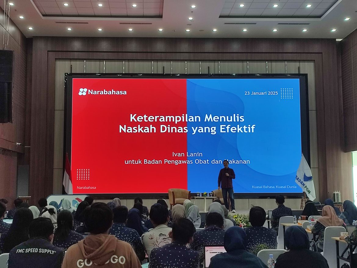 Lokakarya Kepenulisan Naskah Dinas BPOM