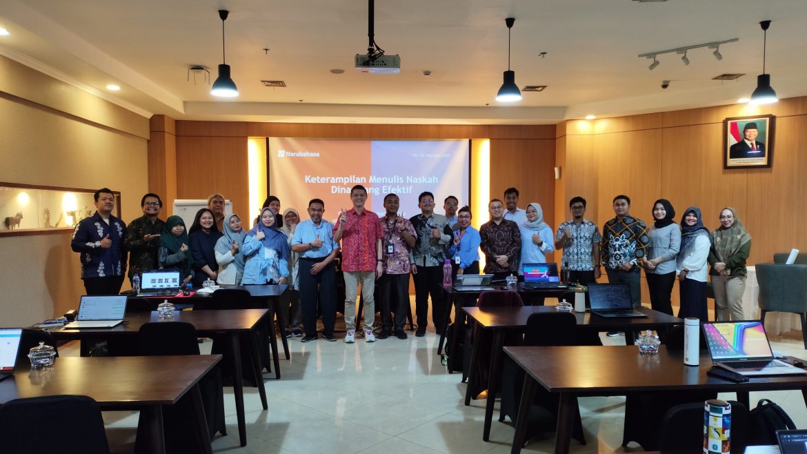 Pelatihan Penulisan Naskah Dinas Kemlu